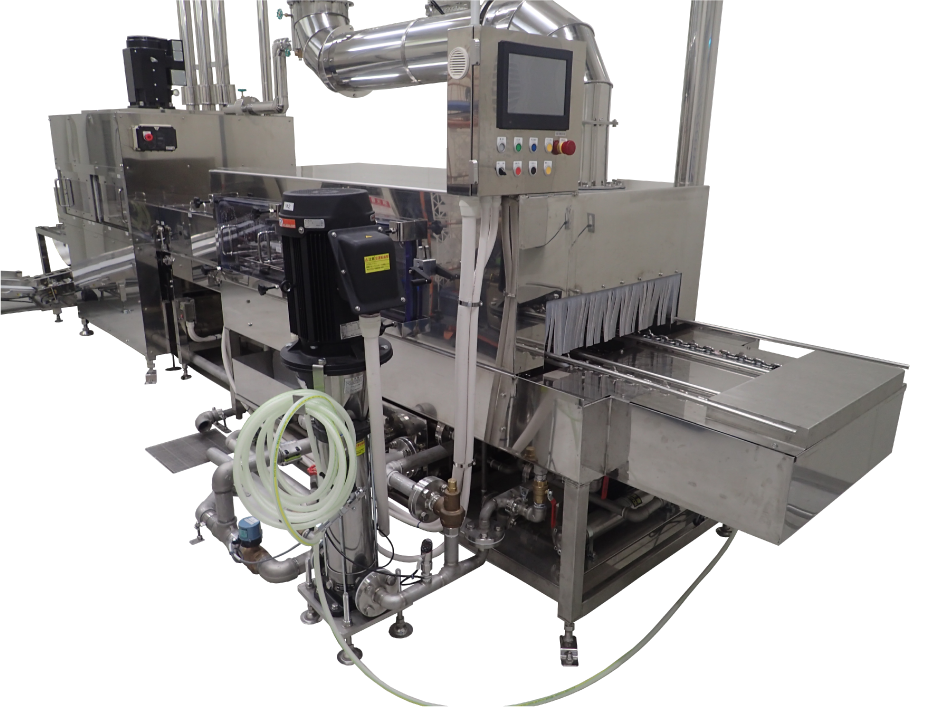 トレー洗浄ライン